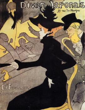 Henri De Toulouse-Lautrec : Divan Japonais